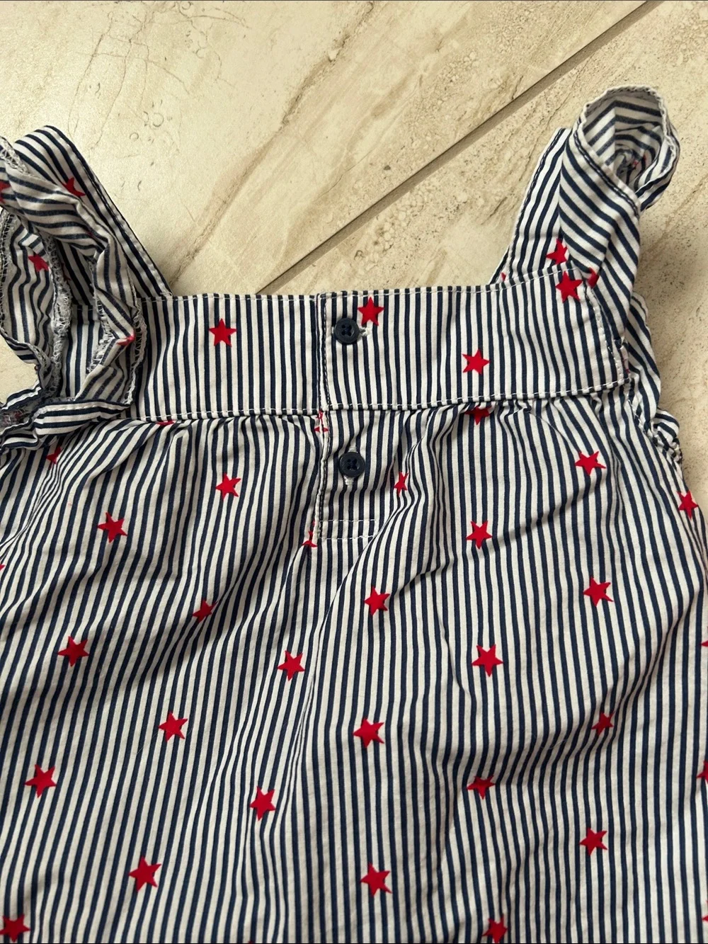 Carters toddler ruffle  4th of July set
